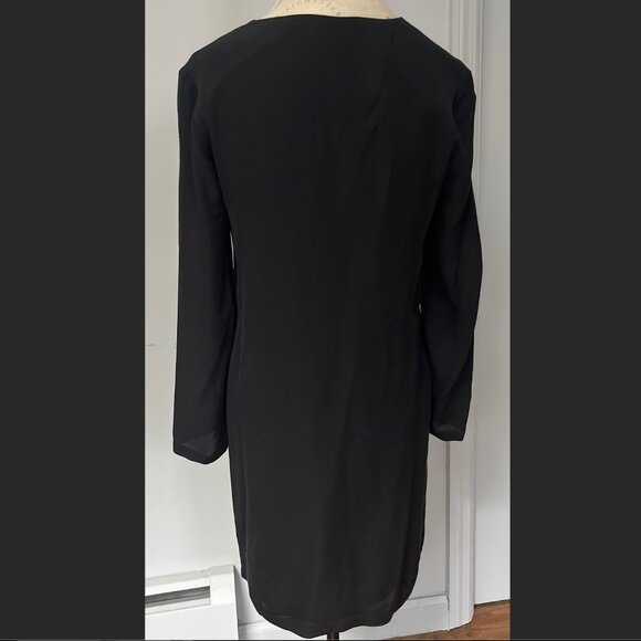 Black Silk Theory Dress - Picture 6 of 9